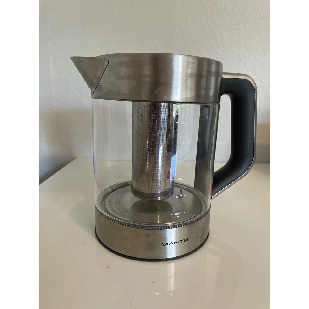 Viante KET-100 Digital Tea Maker‎ Stainless Steel Glass 1.5L Replacement Teapot
